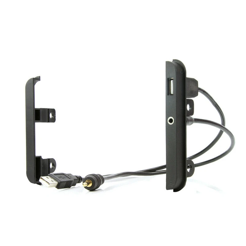 

Fit for Toyota 2 DIN Car Radio Stereo Fascia Dash Kit Side Trims with Usb Aux Ports