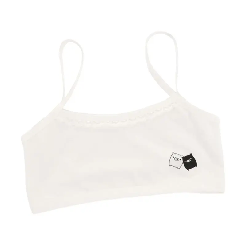 Тренировочный бюстгальтер на тонких бретельках для девочек милое нижнее белье с