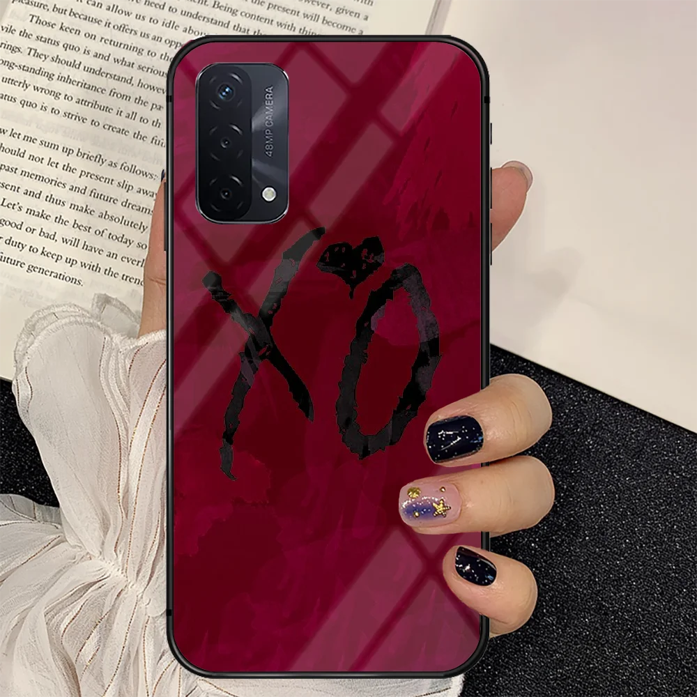 

The Weeknd XO Phone Tempered Glass Case Cover For oppo realme find a x c xt gt 2 53 3 6 7 50 11 Pro lite 5g Silicone Funda
