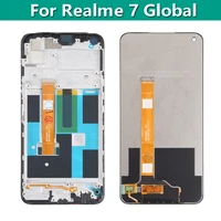 6 5 for realme 7 global rmx2155 lcd display screen touch digitizer assembly replacement 4g version
