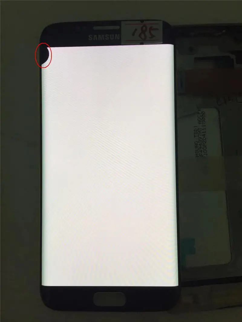 NO.185Black 5,5 ''AMOLED ЖК-дисплей с черными точками для SAMSUNG Galaxy s7 edge G935 G935F сенсорный экран дигитайзер дисплей - Цвет: NO.185Black