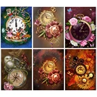 Картина на холсте, полностью квадратная, Ddiamond, 5d колокольчик, мозаика, цветок, ручная работа, подарок, сделай сам, алмазная вышивка, Роза для домашнего декора