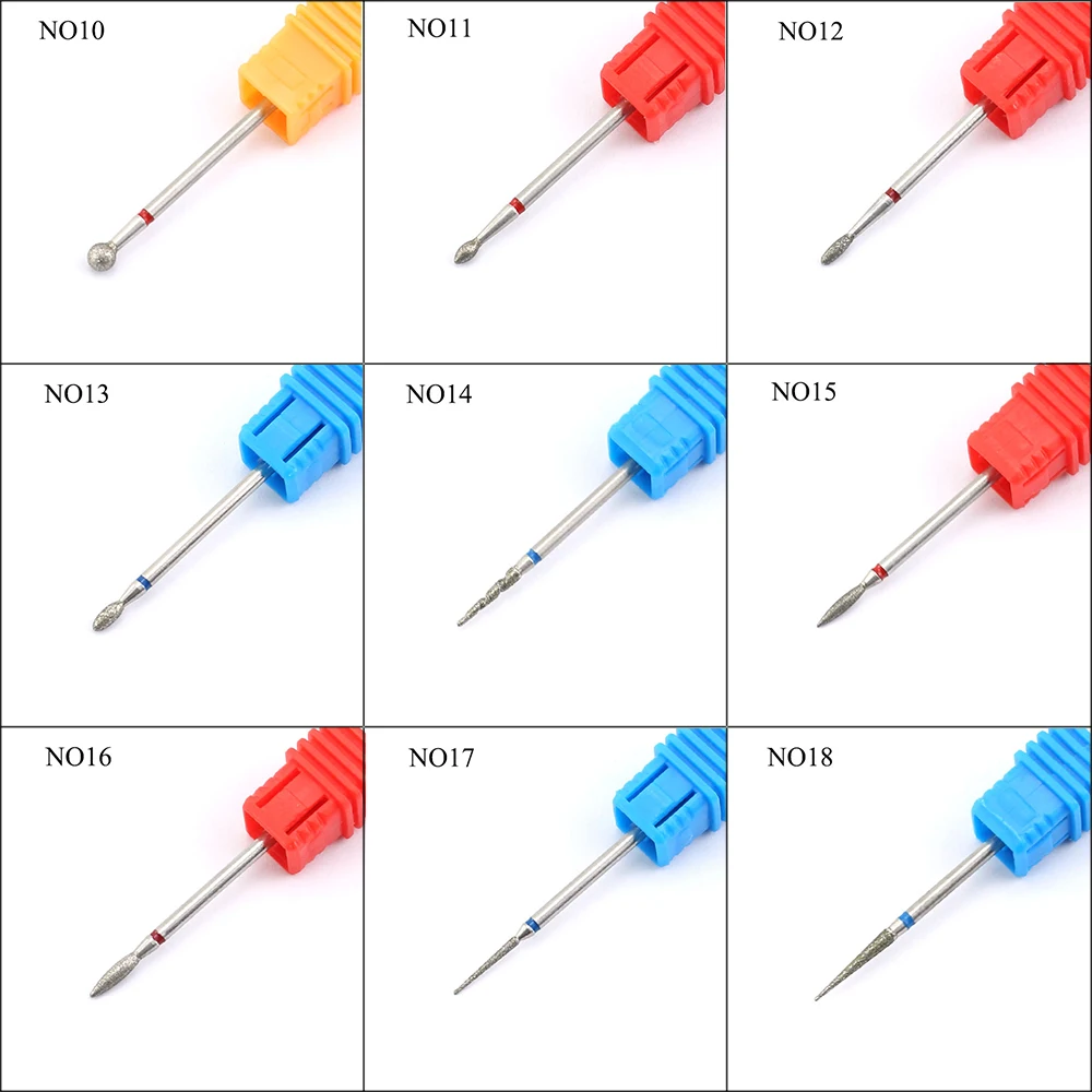 Алмазная дрель ASWEINA 5 0 мм с шариком для ногтей Вращающаяся насадка очистки