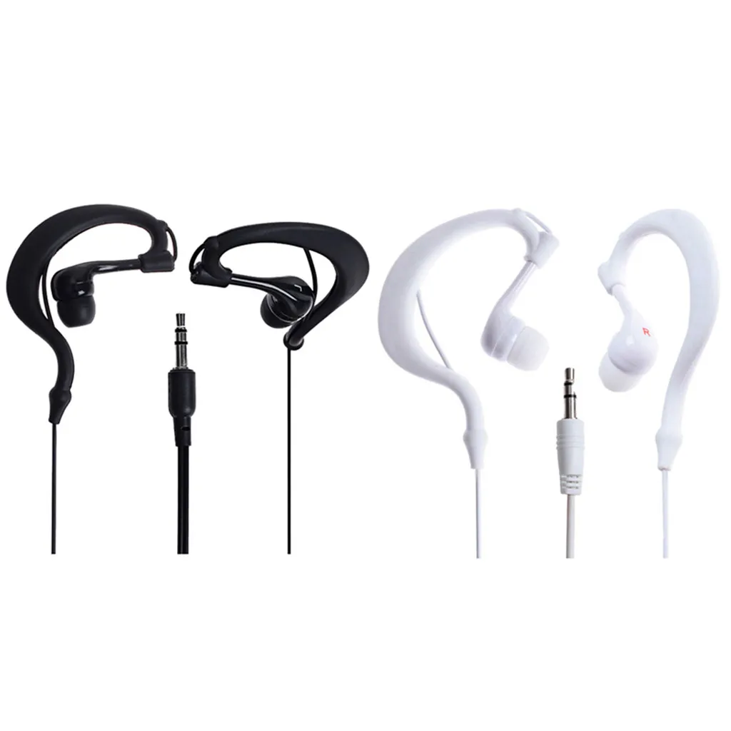 

IPX8 Waterproof Hook Style In-ear 3.5mm Plug Stereo Wired Earphone for Sport for iPad iPod MP3 MP4 iPhone Smart Phone Notebook