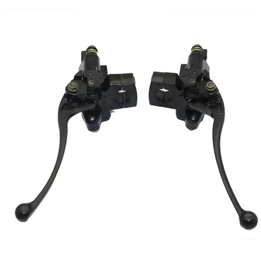 

Pair Motorcycle Brake Master Cylinder Brake Hydraulic Lever for 50cc 70cc 90cc 110cc 125cc 150cc Chinese ATV Quad