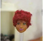 Новая красочная редкая Кукольная голова с красными волосами, Хороший макияж, 16 Кукольная голова, качественная Кукольная голова сделай сам, кукольные головы принцессы