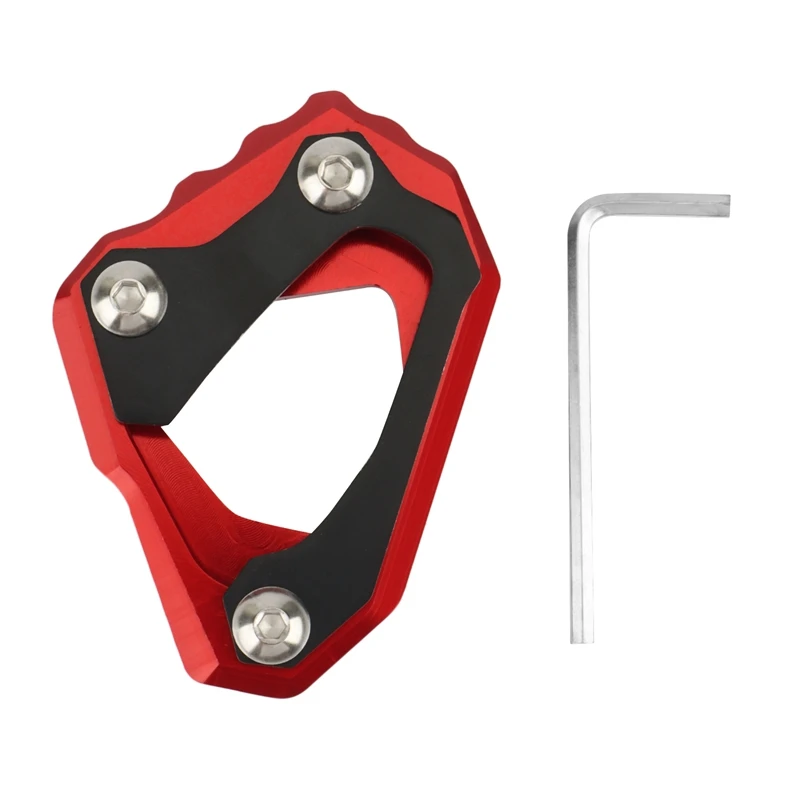 

Motorcycle Kickstand Foot Side Stand Extension Pad Support Plate for YAMAHA MT-10 MT10 FZ-10 FZ10 2016 2017