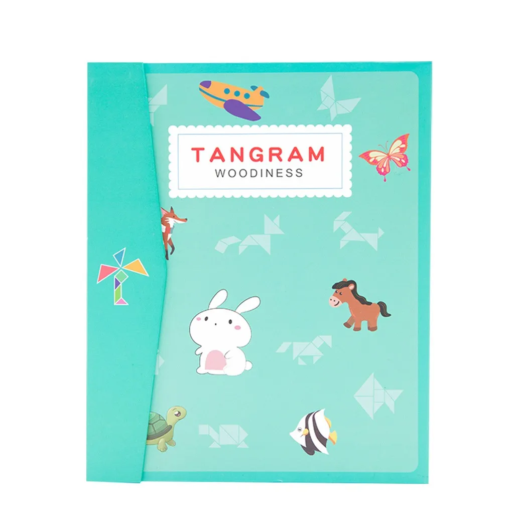 Детская многофункциональная магнитная головоломка Tangram игрушка-пазл | Игрушки и