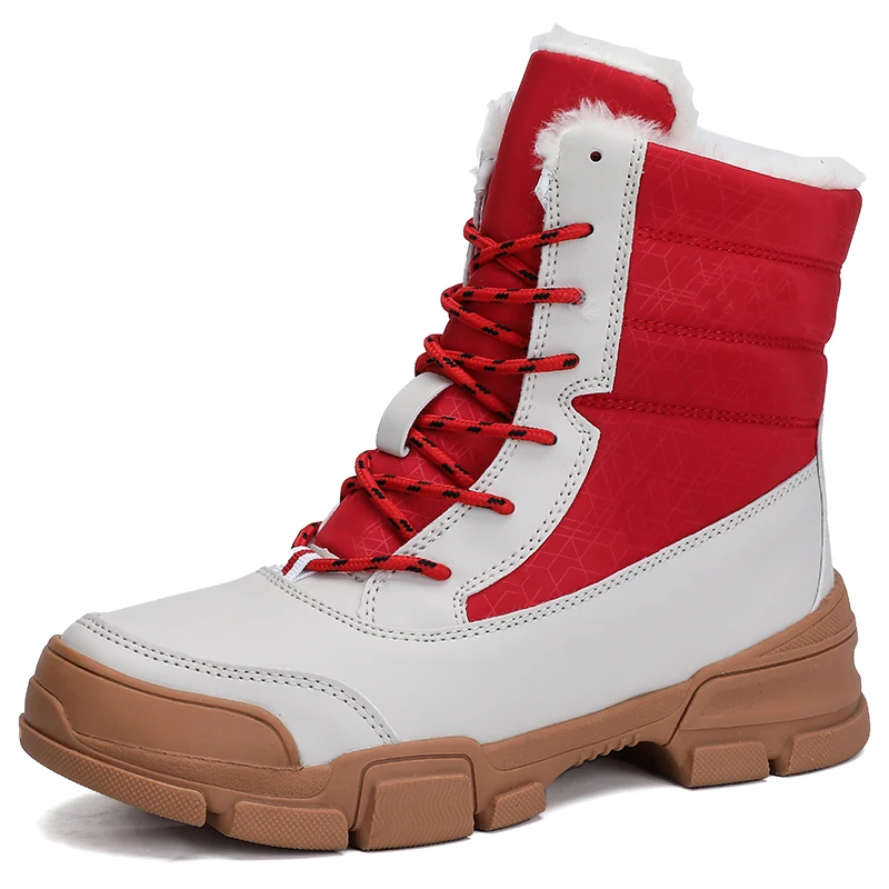 Ботинки женские зимние без застежек с мехом водонепроницаемые размеры 36-42 | Обувь