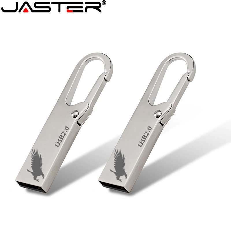 USB флеш-накопитель JASTER металлическая кнопка 2 0 4 ГБ 8 16 32 64 128 микро-флеш-накопитель
