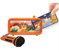 oem bt toy musical instrument singing machine kids karaoke system machine portable karaoke player with microphone