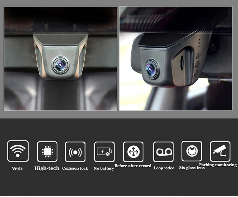 YESSUN для Nissan Pathfinder 2007 ~ 2018 Автомобильный видеорегистратор Мини DVR Wifi камера Novatek 96658