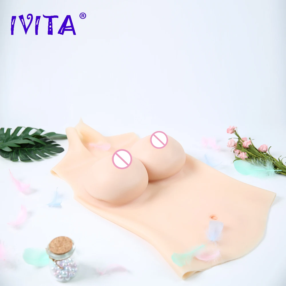 Реалистичная искусственная силиконовая грудь IVITA поддельные груди мода для