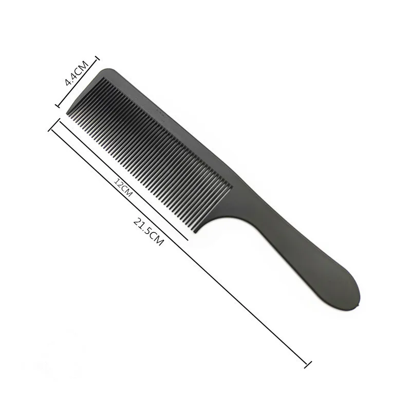 1 шт. Новая Профессиональная черная жесткая углеродная расческа для резки