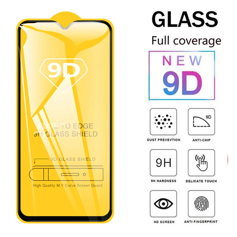 

9D Tempered Glass For OnePlus 8T 7 T 7T 6 6T 5 5T Nord N10 Screen Protector For One Plus 8T 7 7T 6 6T Black Edge Full Cover Film