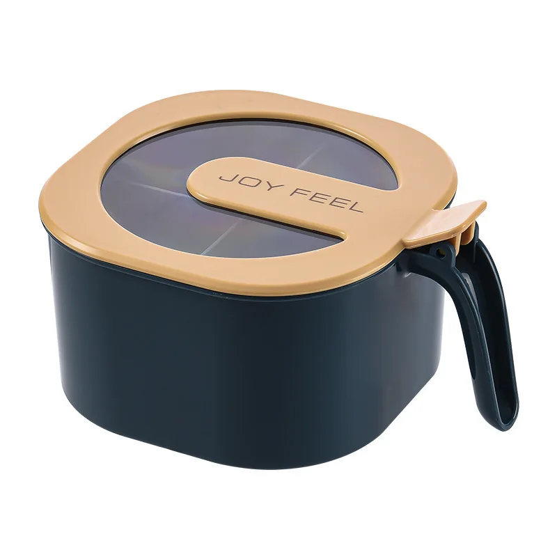 

Multi-style kitchen accessories Materials Box Set Plastic Four-style Materials Seasoning Pot Salt Pot for home kitchen tool