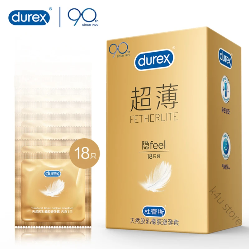 Мужские Презервативы Durex ультра тонкие презервативы из натурального латекса