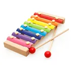 Детский деревянный музыкальный инструмент, ударный музыкальный инструмент, пазл для раннего развития, игрушка для пианино