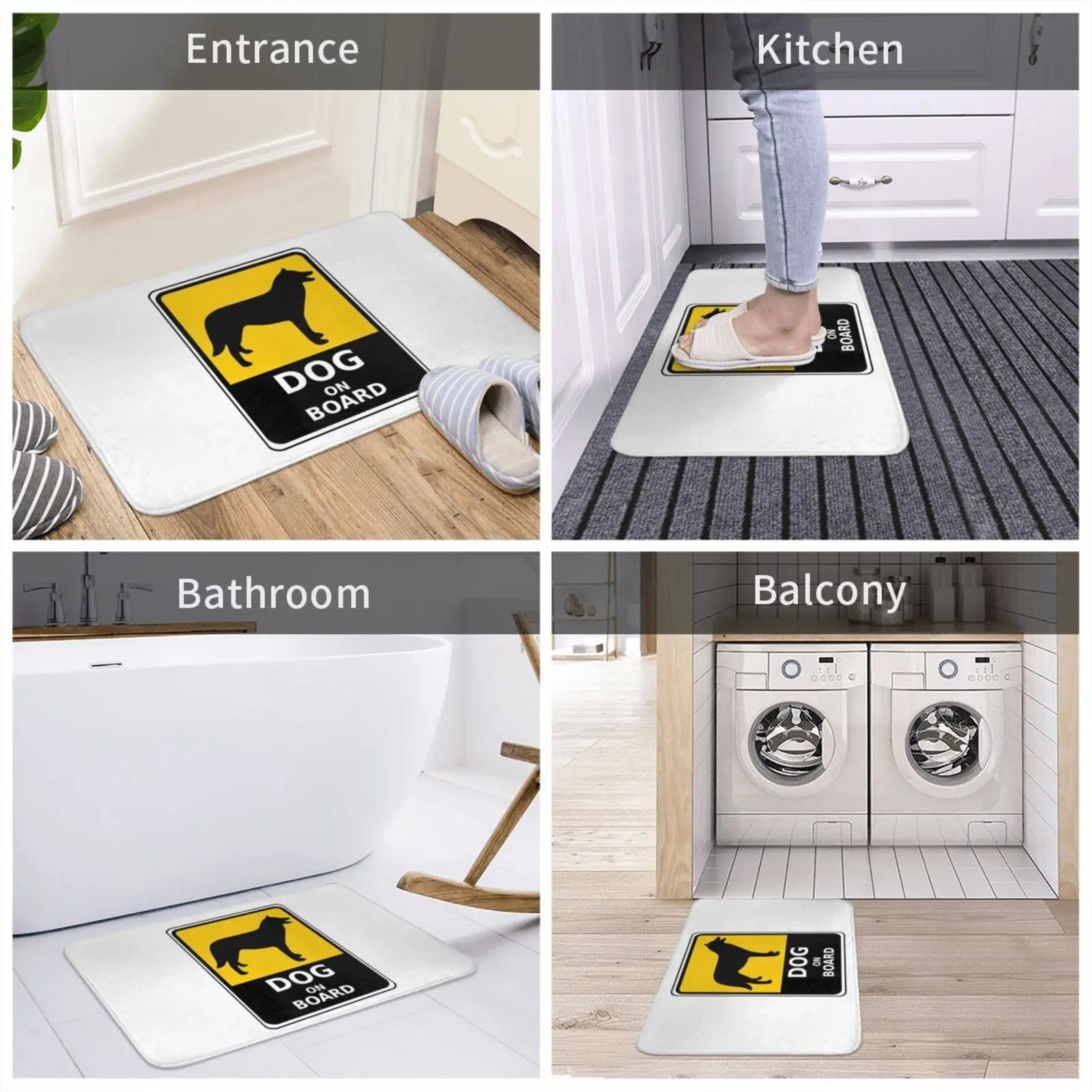 Собака на борту поет коврик подушка мягкая собака щит для собак знак заметки