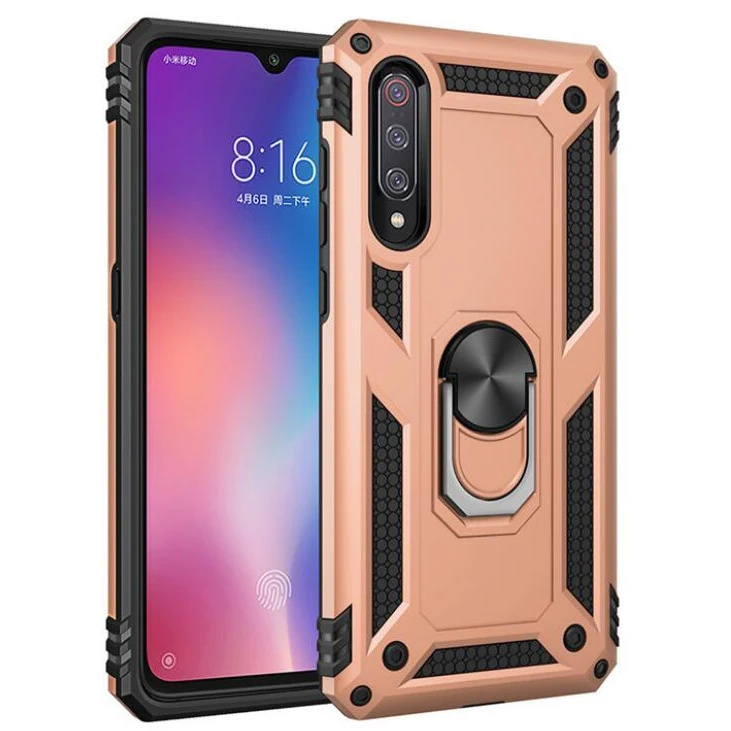 Sergeant anti-fall armor mobile phone shell car magnetic FOR:XiaoMi RadMi Note7 9 9SE ring bracket protective cover case | Мобильные