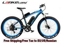 electric bike lankeleisi xf4000 snow bicycle fat tire 1000w motor with 48v 16ah lg lithium battery free shipping customs duty