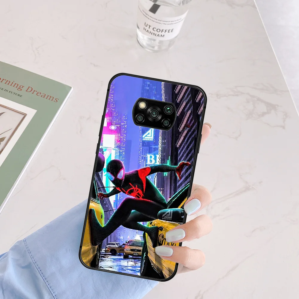 

Super Hero Spiders-Man Phone Case Cover Hull For Xiaomi Mi A2 A3 8 9 SE 9T 10 10T Lite Pro Ultra Poco X3 black Cell Pretty