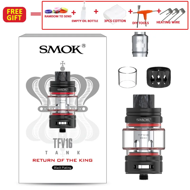 black TFV16tank SMOK X-priv комплект с 8 мл TFV12 Prince Tank Vaporizer 225 Вт X priv Mod электронная сигарета SMOK VAPE Kit VS G-priv 2 - Цвет: black TFV16tank