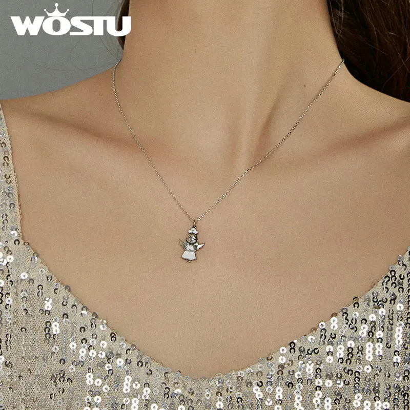 Женское серебряное украшение в виде ангела | Украшения и аксессуары