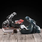 Скульптура хиппотама 28 см, статуэтка-ключ для телефона, украшение для закуски, коробка для хранения, домашний декор, подарок, статуэтка хиппота из смолы, украшение