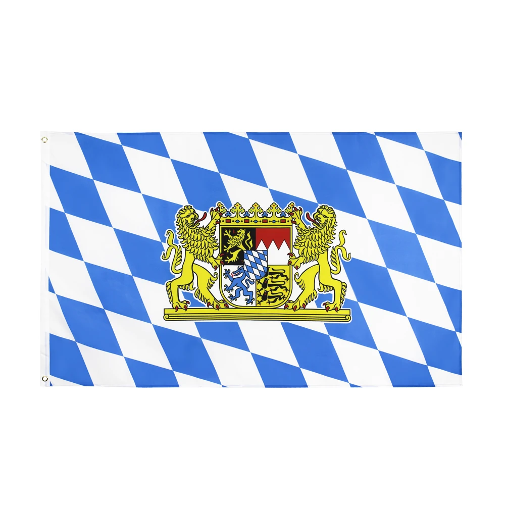 

90x150cm Germany State Coat Of Arms Bavaria Flag For Decoration