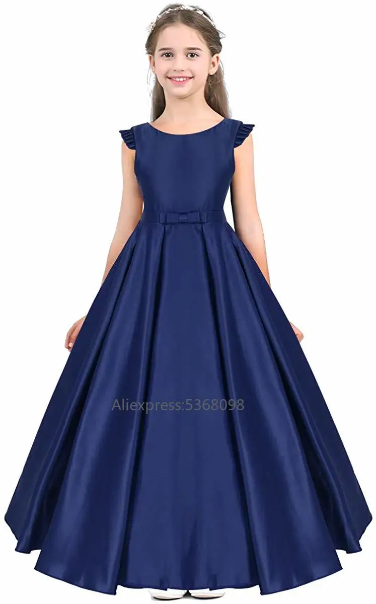 ACSUSS Цветочное платье для девочек на свадьбу подружки невесты Цветочные рукава с V