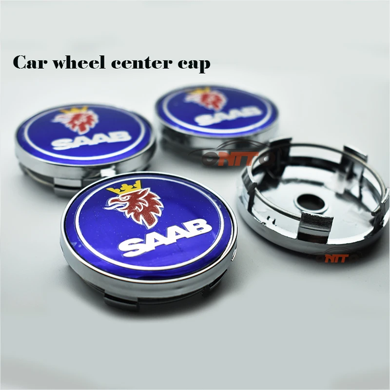 For 9-3 9-5 93 95 BJ SCS car styling Auto accessories 100pcs/set 60mm 2.36inch car Wheel Hub caps Car Emblem logo Covers
