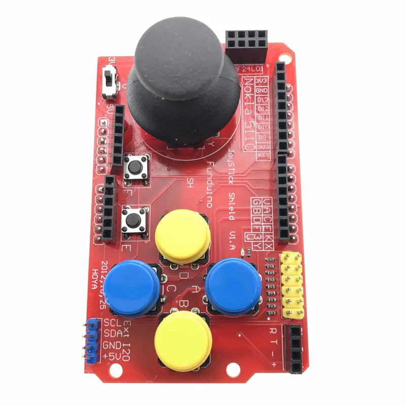 1 шт. щит для клавиатуры геймпада PS2 arduino nRF24L01 Nk 5110 LCD I2C | Электронные компоненты и