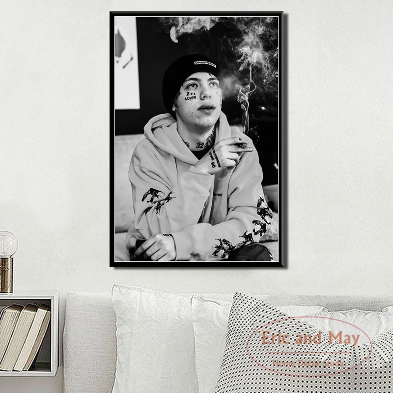 

Canvas Painting Posters And Prints Lil Xan Rap Hip Hop Music Star Singer Wall Pictures For Living Room Decoration Home Decor