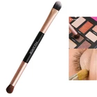 Деревянная щетина, двухсторонняя кисть для теней для век, мягкая щетина, легко наносится, кисти для теней, косметика, искусственный подарок