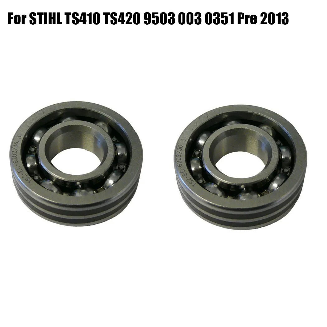 

Set Of 2 Crankshaft Bearings TS420 9503 003 0351 Crank For STIHL TS410