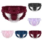 Мужские сексуальные трусики с открытой промежностью, сексуальные мужские кружевные трусики, трусики-стринги с открытой промежностью, стринги, нижнее белье, трусики, мужские трусики