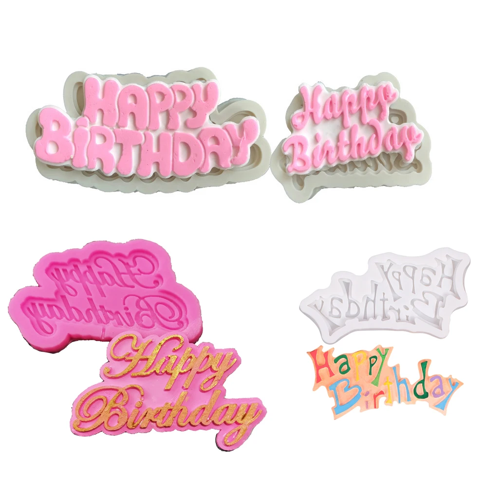 С Днем Рождения зажима Пособия по кулинарии инструменты из силиконы штамповый