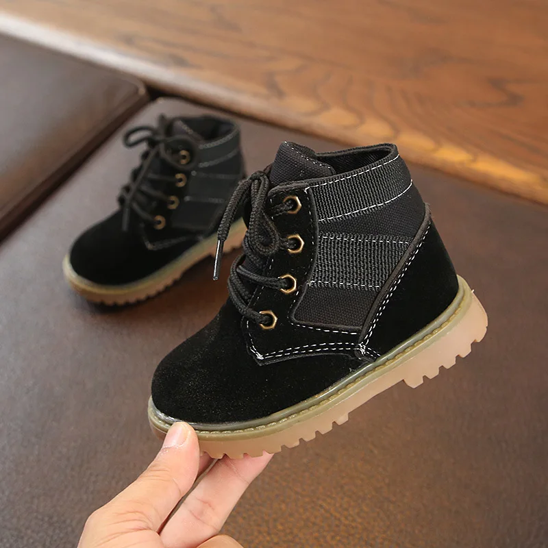 New Kids Boots Shoes For Boys Girls Children Martin Army Sneaker Baby Winter Flat | Детская одежда и обувь