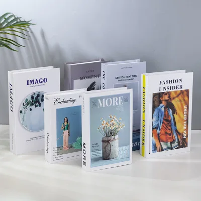 Поддельные книги элегантный орнамент офисная модель фото реквизит украшения