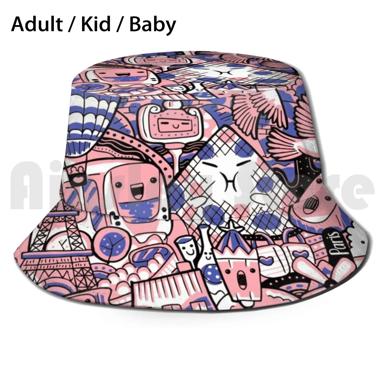 

Kawaii Paris «Город любви»-красивый и милый дизайн Парижа-подарок для влюбленных Парижа Солнцезащитная шляпа