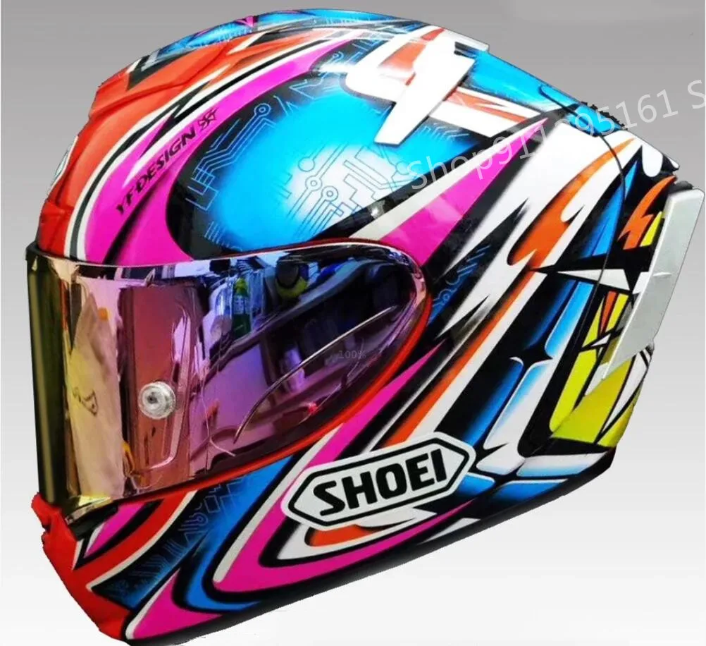 

Full Face Motorcycle helmet X14 pink DAIJIROo Helmet anti-fog visor Riding Motocross Racing Motobike Helmet