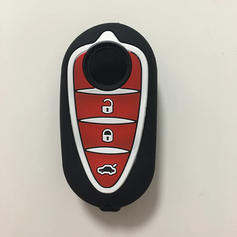 

Flip Auto Key Cover for Alfa Romeo Mito Giulietta 159 Gta Silica Gel Key Case Remote Control Cover for Alarm Accessories for Car