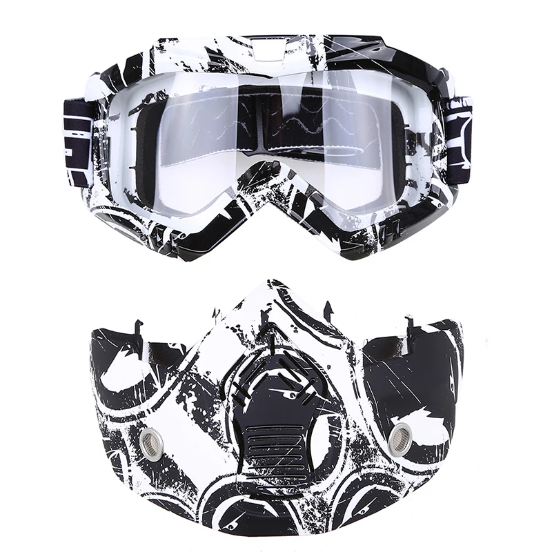 Мотоциклетная маска POSSBAY 20 типов очки для лица мотоциклетные с открытым лицом
