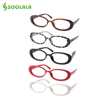 soolala 5 pairs cute oval small frame reading glasses women eyeglass frame prescription reader glasses 0 5 0 75 1 0 1 25 to 4 0