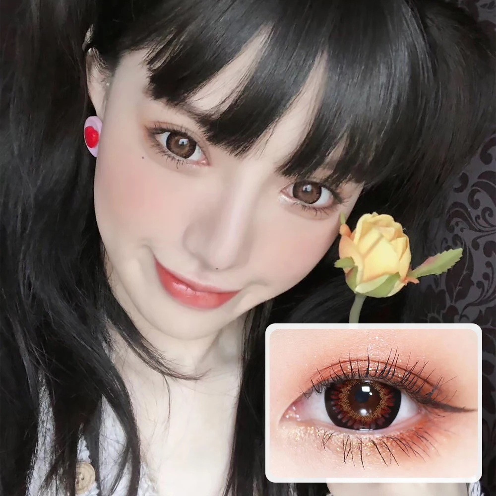 OVOLOOK 1 пар линз контактные линзы цветные ed для глаз ежегодное использование