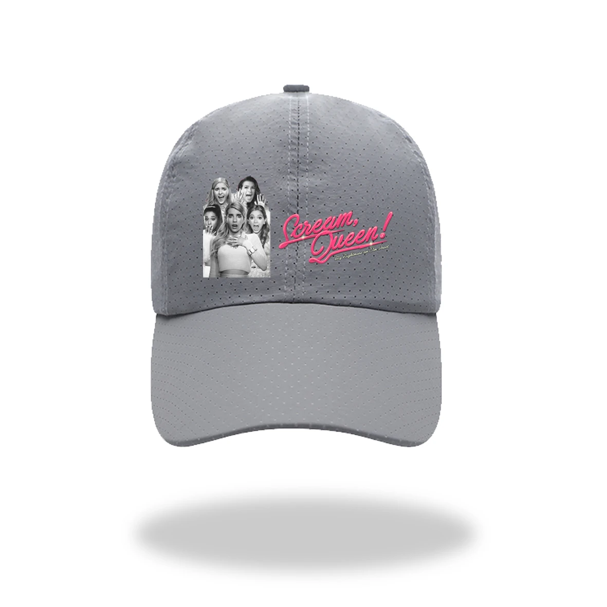 

Scream Queens Baseball Cap for Men Letters Fashion Visors Cap Korean Style Adjustable Anti-UV Unisex Outdoor Sun Protection Caps