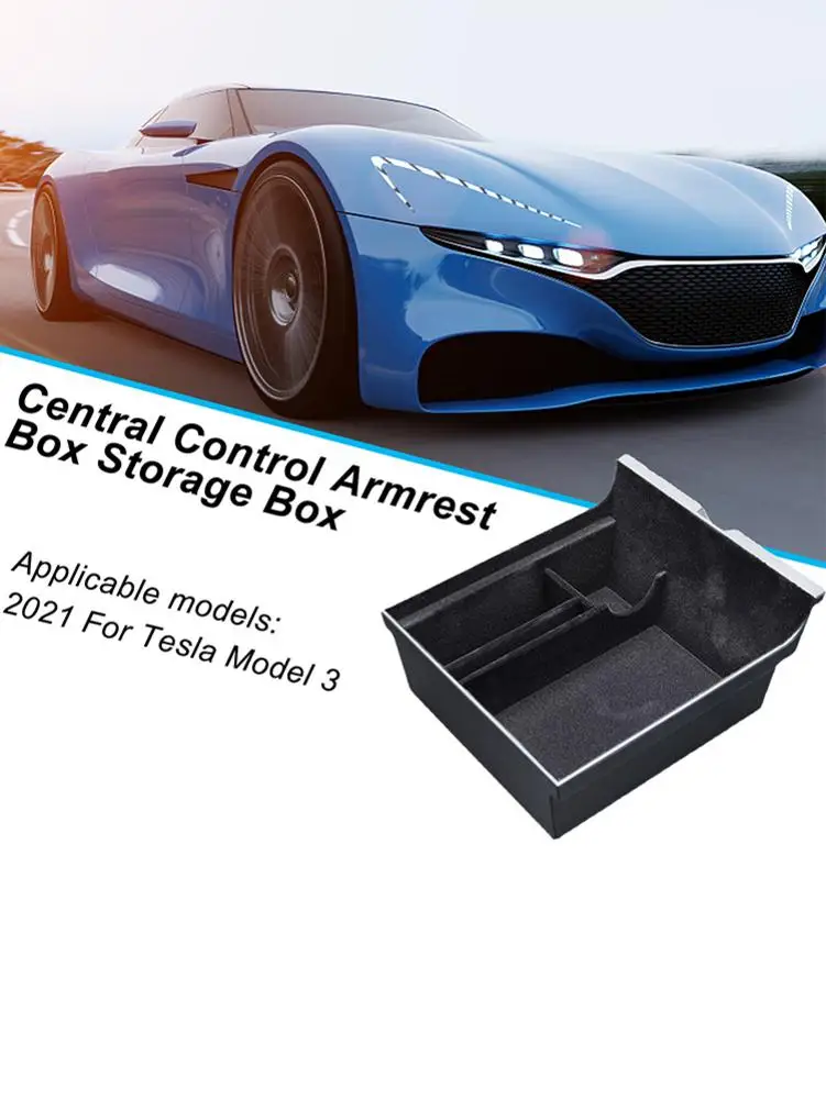 

Center Console Storage Box For 2021 Model 3 Armrests Storage Box Mats Dust-proof Cushion Cover Armrest Protector Waterproof