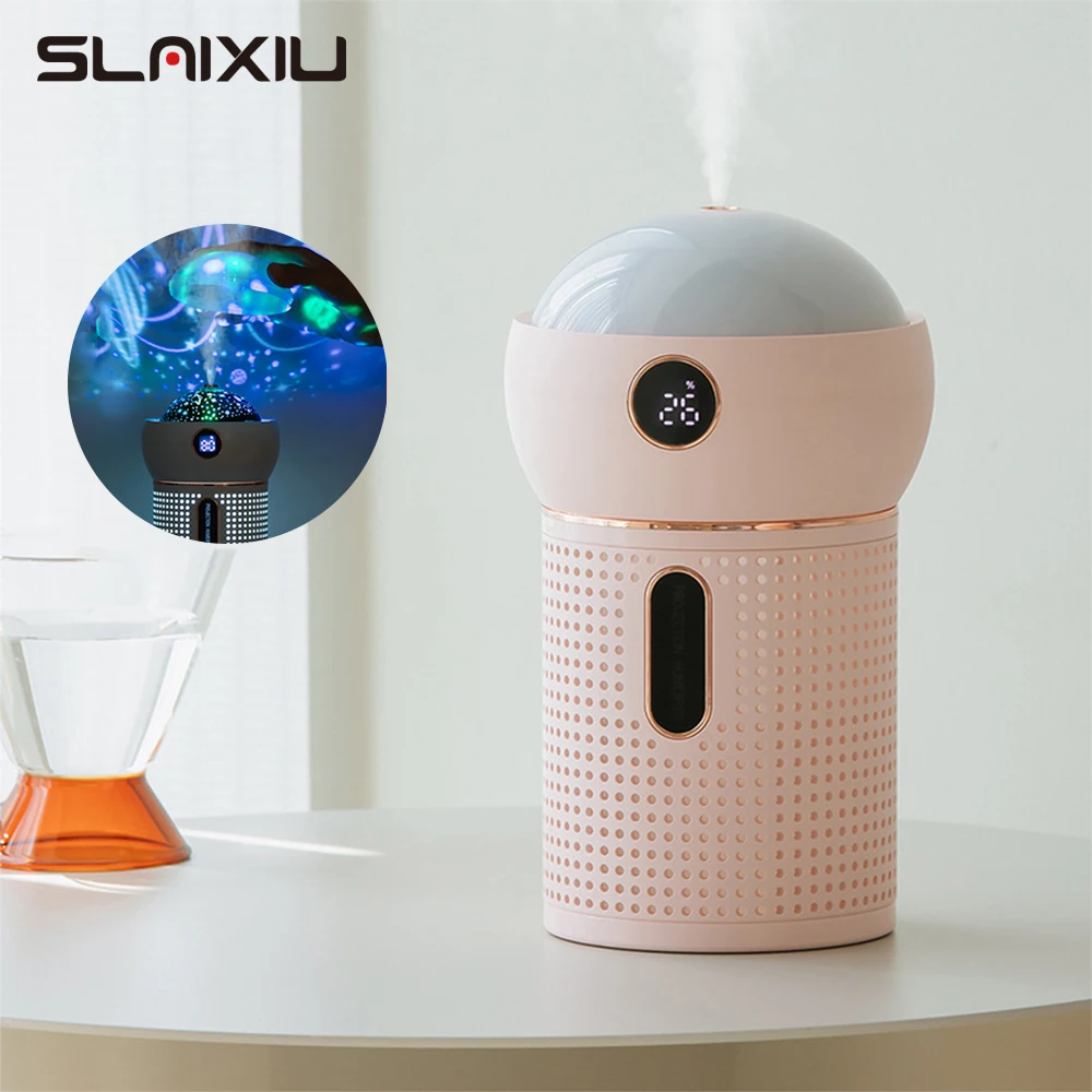 

Wireless Air Humidifier USB Portbale Aroma Diffuser 2000mAh Battery Rechargeable Umidificador Essential Oil Humidificador