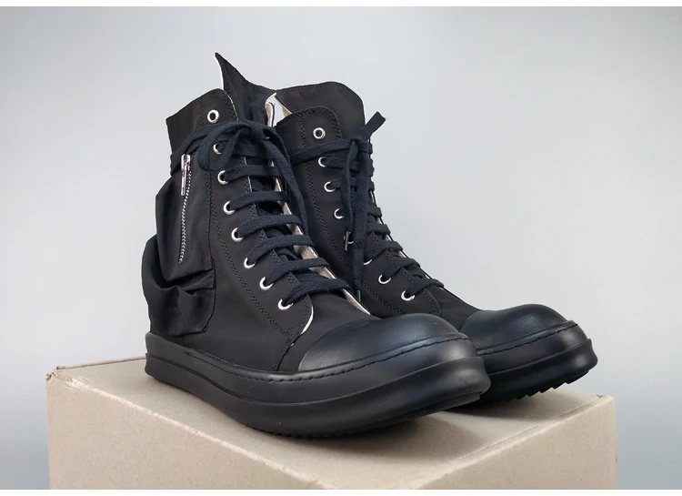 New Season Man High Top Sneakers Release Lace-up Canvas Shoes Fashion Kanye West Street Style |